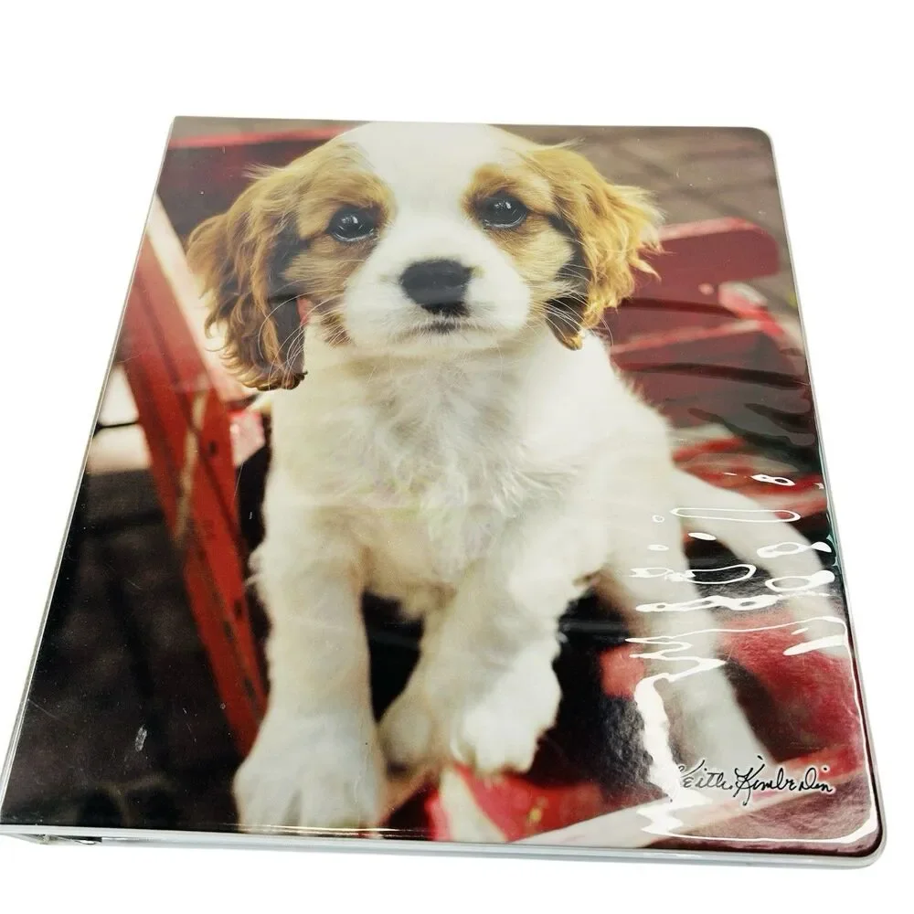Class Act 3 Ring 1 Inch Binder Keith Kimberlin Cavalier King Charles Puppies